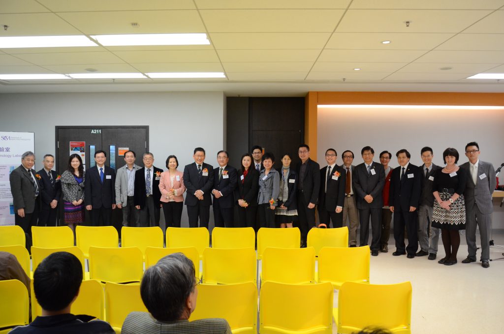 HSMC senior management, honourable guests and SCM staff took photo during the Opening Ceremony